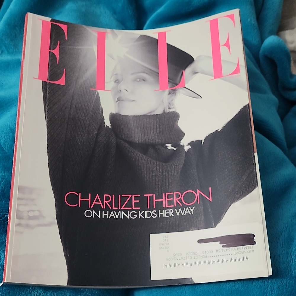 5/$25 Elle Magazine with Charlize Theron May 2018 Issue. New.